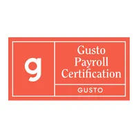 Gusto Payroll Certification badge